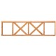 Kruishek 75x300 cm Red class wood